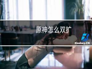 原神怎么双扩