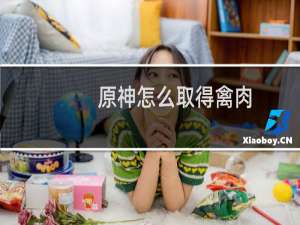原神怎么取得禽肉