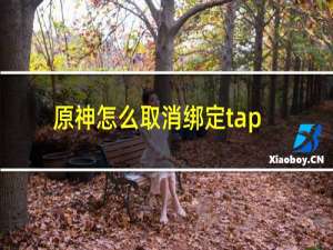 原神怎么取消绑定tap