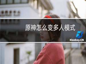 原神怎么变多人模式