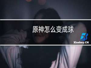 原神怎么变成球