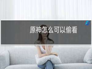 原神怎么可以偷看