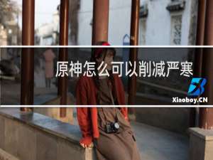 原神怎么可以削减严寒