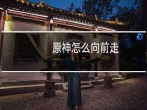 原神怎么向前走