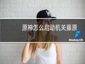 原神怎么启动机关藤原