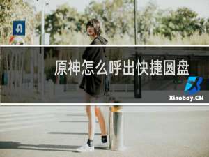 原神怎么呼出快捷圆盘