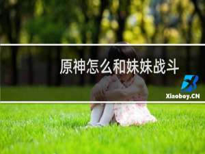 原神怎么和妹妹战斗