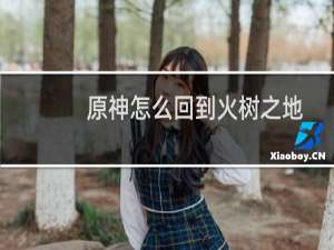原神怎么回到火树之地