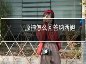 原神怎么回答纳西妲