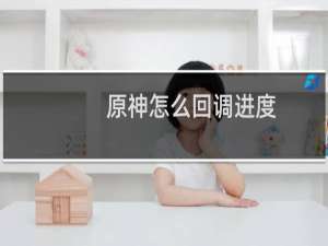 原神怎么回调进度