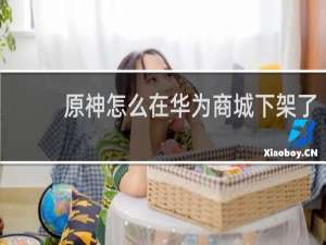 原神怎么在华为商城下架了