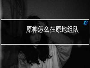 原神怎么在原地组队