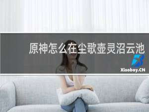 原神怎么在尘歌壶灵沼云池