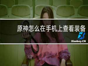 原神怎么在手机上查看装备
