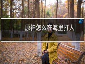 原神怎么在海里打人