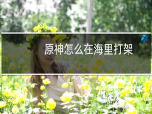 原神怎么在海里打架