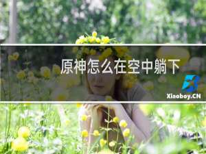 原神怎么在空中躺下