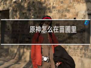 原神怎么在苗圃里