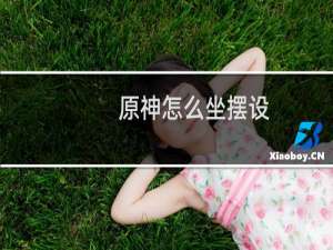原神怎么坐摆设