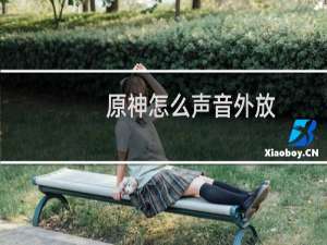 原神怎么声音外放