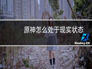 原神怎么处于现实状态