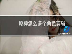 原神怎么多个角色剪辑