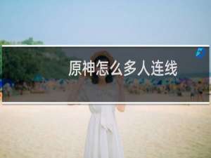 原神怎么多人连线