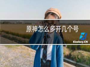 原神怎么多开几个号