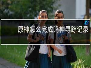 原神怎么完成鸣神寻踪记录