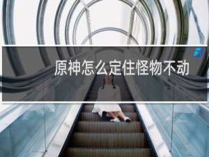 原神怎么定住怪物不动