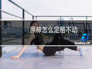 原神怎么定格不动