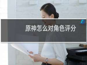 原神怎么对角色评分