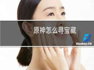 原神怎么寻宝藏