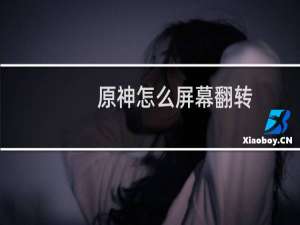 原神怎么屏幕翻转