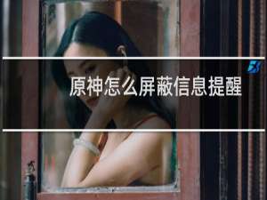 原神怎么屏蔽信息提醒