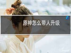 原神怎么带人升级