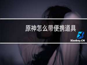 原神怎么带便携道具