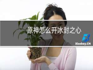 原神怎么开冰封之心