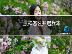 原神怎么开启兵本