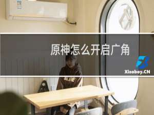 原神怎么开启广角
