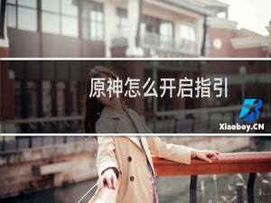 原神怎么开启指引