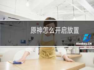 原神怎么开启放置