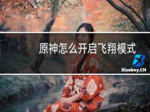 原神怎么开启飞翔模式