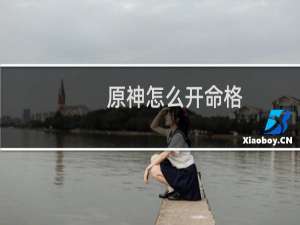 原神怎么开命格