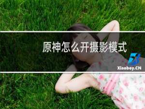 原神怎么开摄影模式