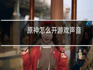 原神怎么开游戏声音