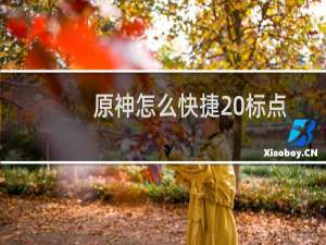 原神怎么快捷 标点