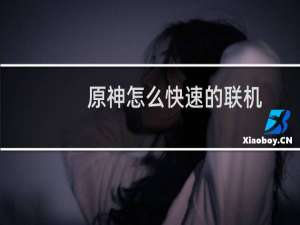 原神怎么快速的联机