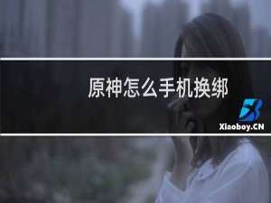 原神怎么手机换绑