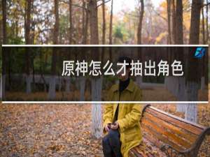 原神怎么才抽出角色